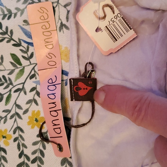 Size S - Language Los Angeles Strapless Tunic Beach Coverup Top - BNWT Size S - Picture 5 of 9